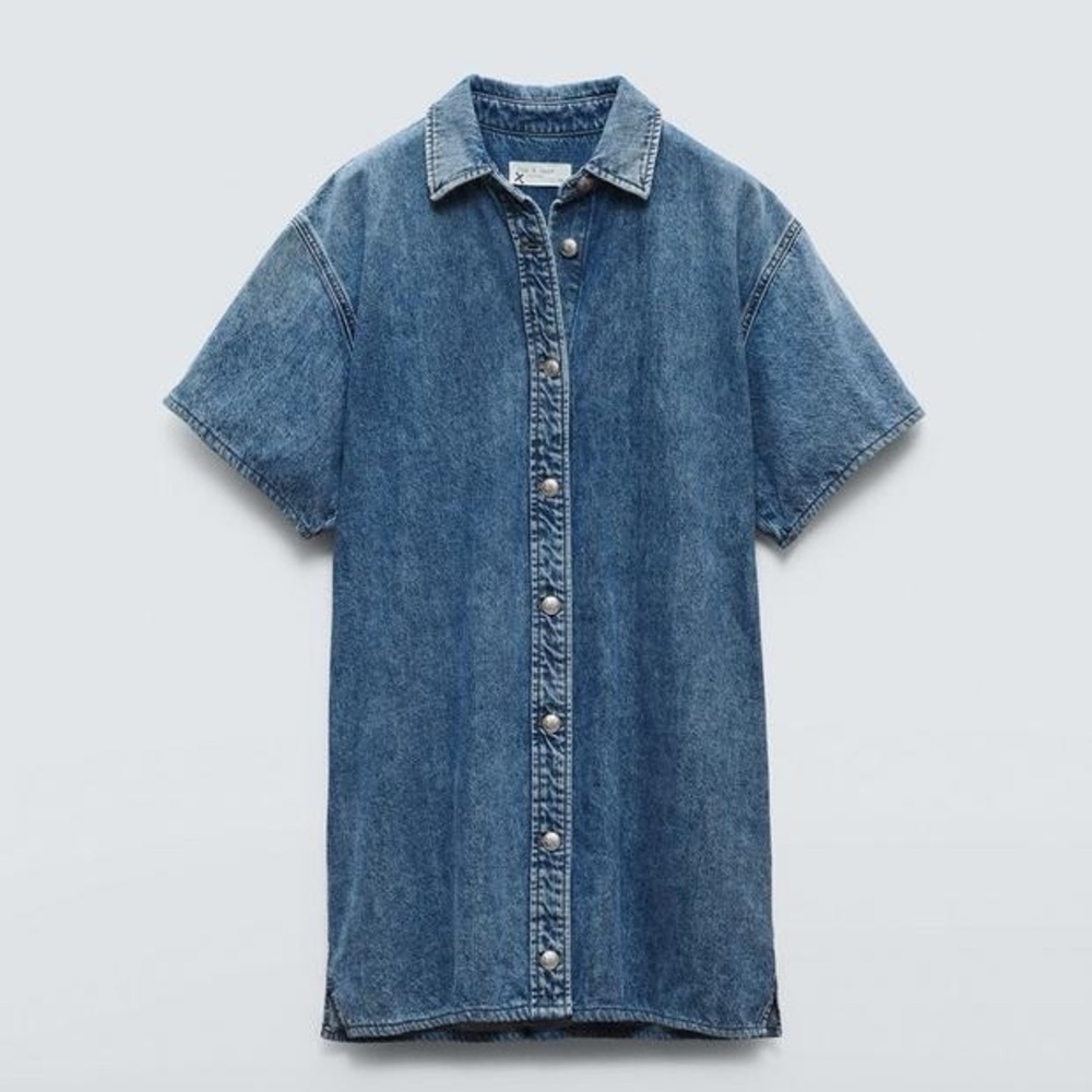 NWT | Rag & Bone - The Carter Denim Dress - Elle Wash - Picture 15 of 15